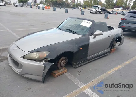 2005 Honda S2000 from USA, damaged, VIN JHMAP21405S008638